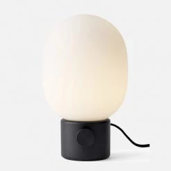 Super Simple BLACK POWDER COATED STEEL TABLE LAMP LIGHTING