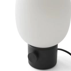Super Simple BLACK POWDER COATED STEEL TABLE LAMP LIGHTING