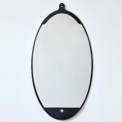 Super Simple FAIRMOUNT MIRROR LONG OVAL - BLACK