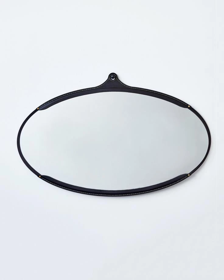 Super Simple DECOR FAIRMOUNT MIRROR WIDE OVAL - BLACK 1 Super Simple DECOR FAIRMOUNT MIRROR WIDE OVAL - BLACK