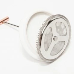 Super Simple TABLETOP CERAMIC & COPPER FRENCH PRESS - CREAM