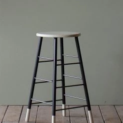 Super Simple FURNITURE GORDON STOOL - WHITEWASH