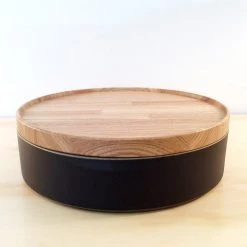 Super Simple TABLETOP HASAMI PORCELAIN LARGE BOWL + LID - BLACK