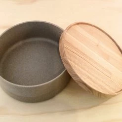 Super Simple TABLETOP HASAMI PORCELAIN MEDIUM BOWL + LID - SAND