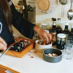 Super Simple HASAMI PORCELAIN SMALL BOWL + LID - SAND TABLETOP