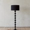 Super Simple HUGO BARBELL FLOOR LAMP - DARK WASH