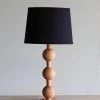 Super Simple HUGO BARBELL TABLE LAMP - NATURAL LIGHTING