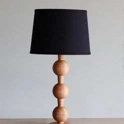Super Simple HUGO BARBELL TABLE LAMP - NATURAL LIGHTING