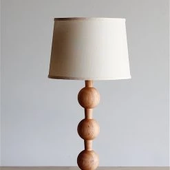 Super Simple HUGO BARBELL TABLE LAMP - NATURAL LIGHTING