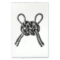 Super Simple CARRICK DOUBLE BEND KNOT FRAMED ART