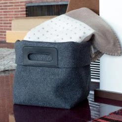 Super Simple KORB TOTE BIN - CHARCOAL DECOR