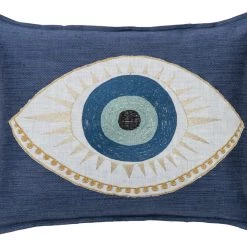 Super Simple EVIL EYE APPLIQUÉ PILLOW DECOR