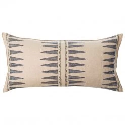 Super Simple NAVY QUILL LUMBAR PILLOW