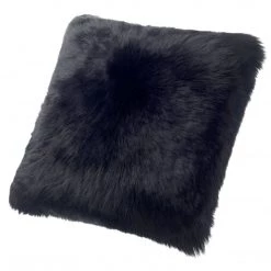 Super Simple PILLOWS SHEARLING PILLOW - BLACK