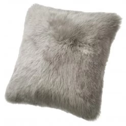 Super Simple SHEARLING PILLOW - VOLE LIGHT GREY PILLOWS