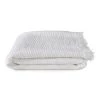 Super Simple SIMPLE LINEN THROW BLANKET - WHITE