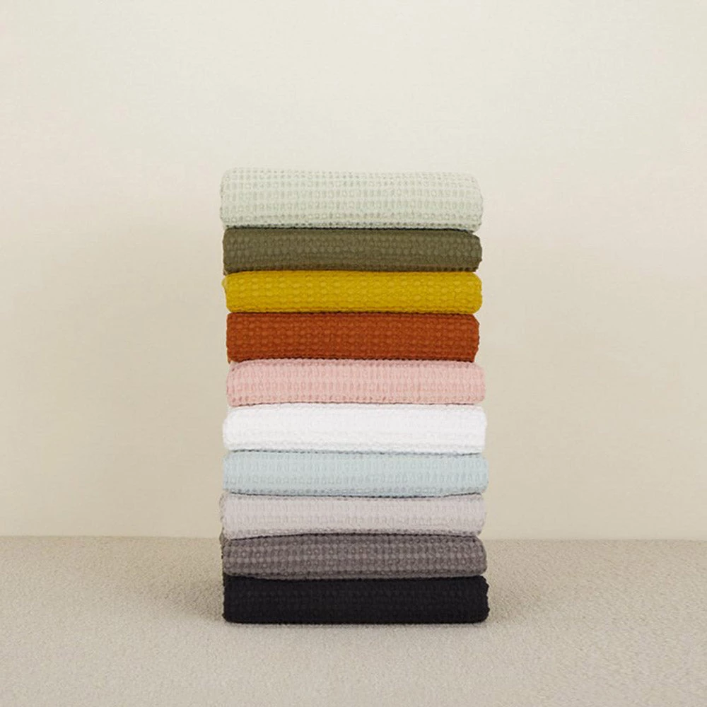 Super Simple SIMPLE WAFFLE TOWELS - LIGHT GREY 2 Super Simple SIMPLE WAFFLE TOWELS - LIGHT GREY