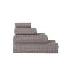 Super Simple BATH SIMPLE WAFFLE TOWELS - DARK GREY