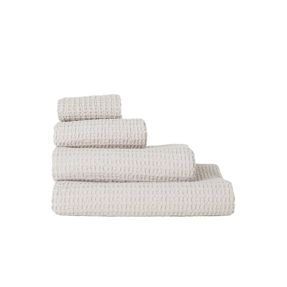 Super Simple SIMPLE WAFFLE TOWELS - LIGHT GREY 1 Super Simple SIMPLE WAFFLE TOWELS - LIGHT GREY
