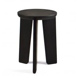 Super Simple FIN STOOL - BLACK ASH FURNITURE