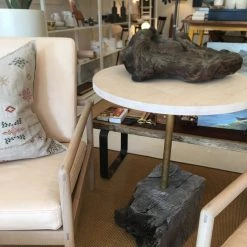 Super Simple FURNITURE MAPLE & BRASS CAFE TABLE