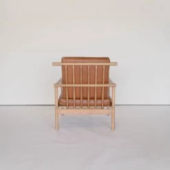 Super Simple OAK & LEATHER LOUNGE CHAIR - CARAMEL FURNITURE 12 Super Simple OAK & LEATHER LOUNGE CHAIR - CARAMEL FURNITURE