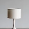 Super Simple LIGHTING TRUMPET SMALL TABLE LAMP - WHITE WASH