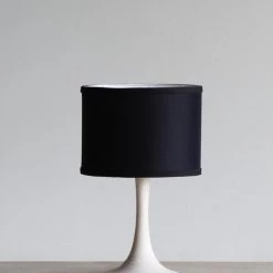 Super Simple LIGHTING TRUMPET SMALL TABLE LAMP - WHITE WASH