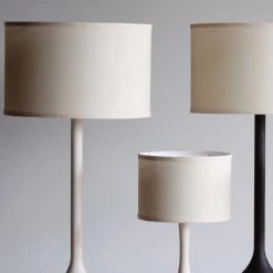 Super Simple TRUMPET LARGE TABLE LAMP - WHITE WASH LIGHTING