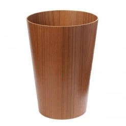 Super Simple BATH WOOD WASTE BASKET - AYOUS TEAK